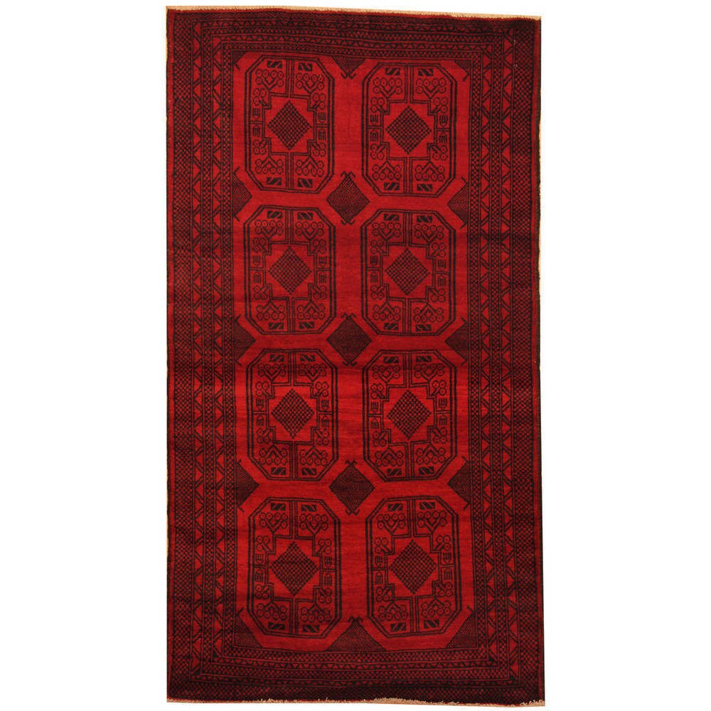 Handmade One-of-a-Kind Balouchi Wool Rug (Afghanistan) - 3'5 x 6'4
