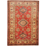Handmade One-of-a-Kind Super Kazak Wool Rug (Afghanistan) - 4' x 5'8