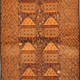 Handmade One-of-a-Kind Wool War Rug (Afghanistan) - 3'6 x 6'7