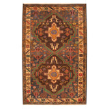 Handmade Herat Oriental Afghan Tribal Balouchi Wool Rug (Afghanistan) - 3' x 4'6