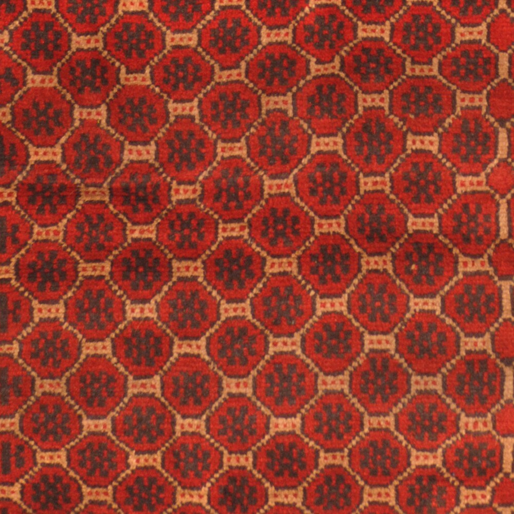 Handmade One-of-a-Kind Balouchi Wool Rug (Afghanistan) - 2'10 x 4'4