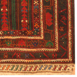 Handmade One-of-a-Kind Balouchi Wool Rug (Afghanistan) - 2'8 x 4'8