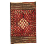 Handmade One-of-a-Kind Balouchi Wool Rug (Afghanistan) - 3' x 4'7