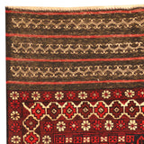 Handmade One-of-a-Kind Balouchi Wool Rug (Afghanistan) - 3' x 4'7