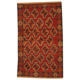 Handmade One-of-a-Kind Balouchi Wool Rug (Afghanistan) - 2'7 x 4'2