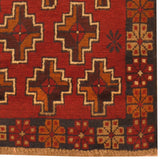 Handmade One-of-a-Kind Balouchi Wool Rug (Afghanistan) - 2'7 x 4'2