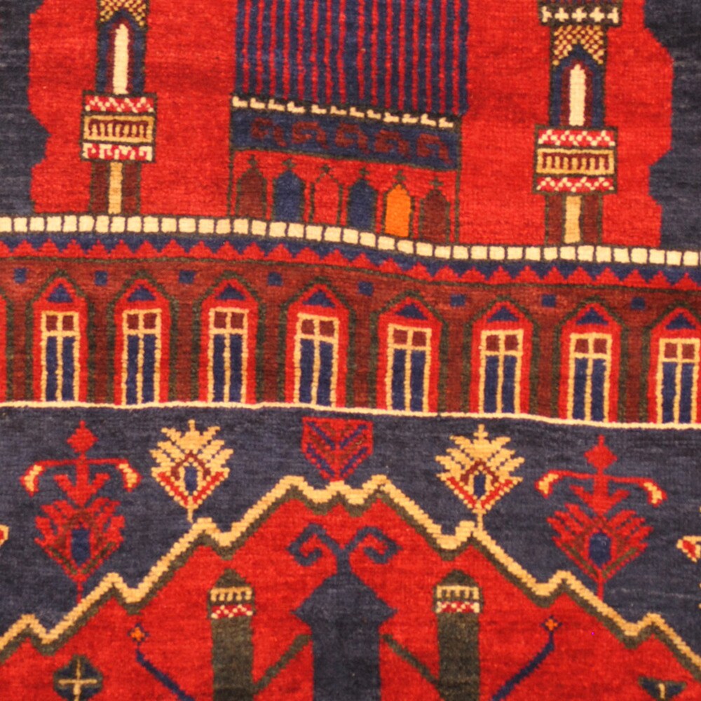 Handmade One-of-a-Kind Balouchi Wool Rug (Afghanistan) - 2'9 x 4'9