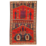 Handmade One-of-a-Kind Balouchi Wool Rug (Afghanistan) - 2'9 x 4'9