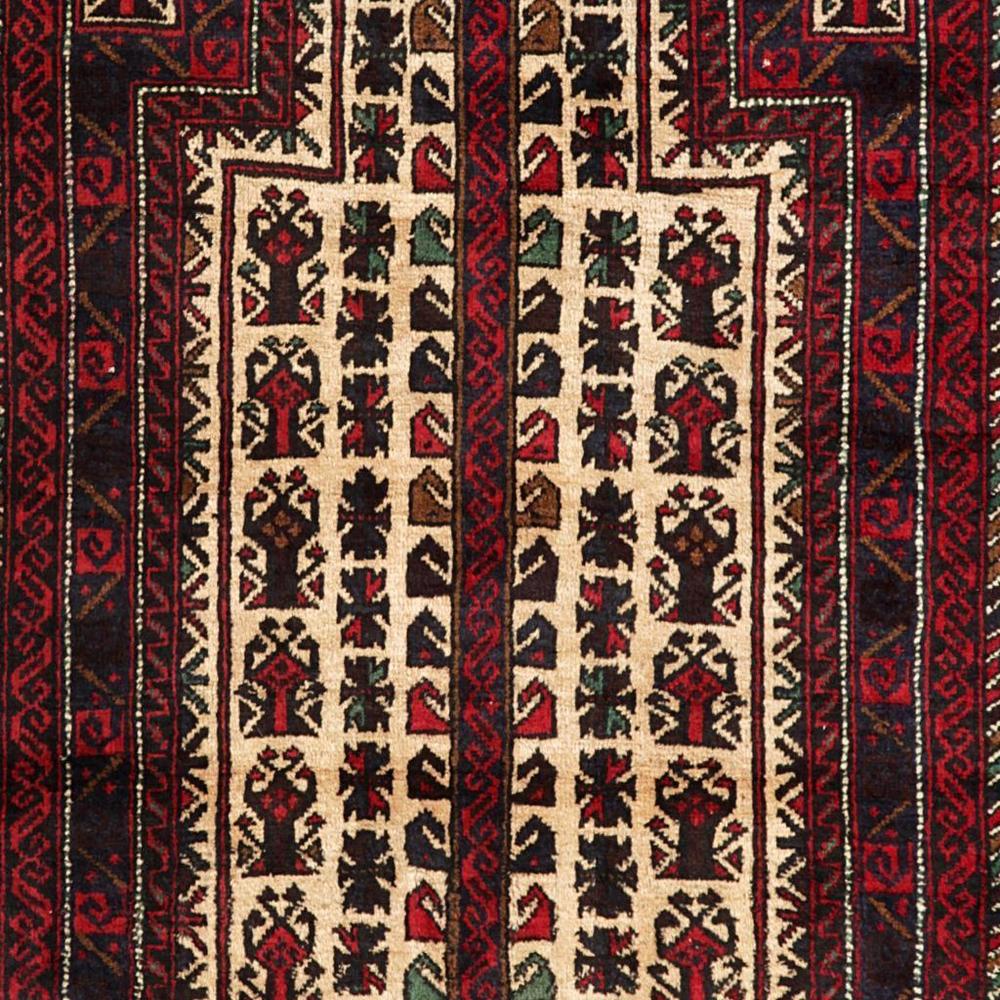 Handmade One-of-a-Kind Balouchi Wool Rug (Afghanistan) - 3' x 4'6