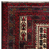 Handmade One-of-a-Kind Balouchi Wool Rug (Afghanistan) - 3' x 4'6