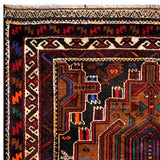 Handmade One-of-a-Kind Balouchi Wool Rug (Afghanistan) - 3'8 x 6'2