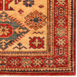 HERAT ORIENTAL Handmade One-of-a-Kind Super Kazak Wool Rug - 2'10 x 4'6