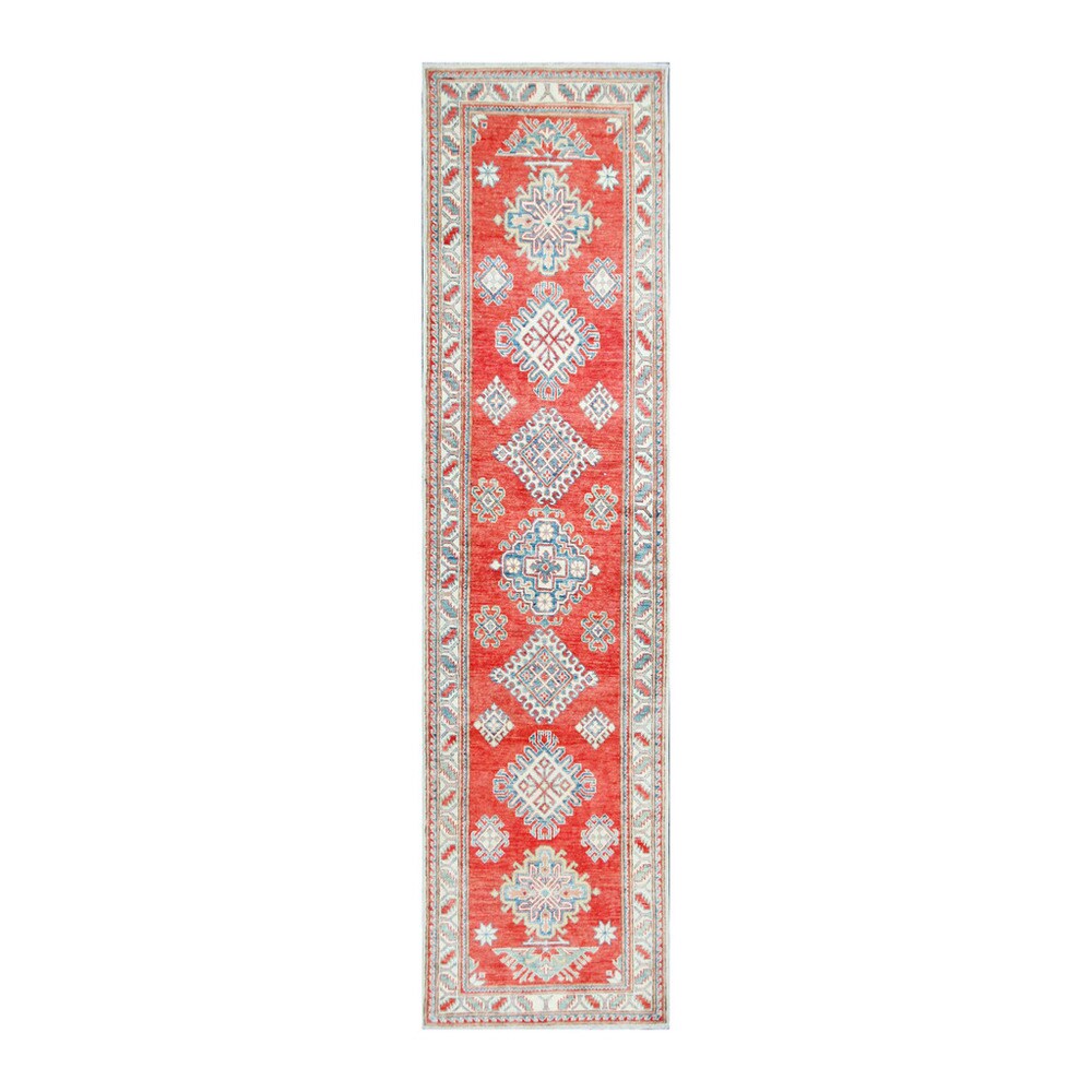 Handmade Herat Oriental Afghan Tribal Vegetable Dye Kazak Wool Runner