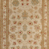 Handmade Herat Oriental Afghan Tribal Vegetable Dye Oushak Wool Rug (Afghanistan) - 2'6 x 13'6