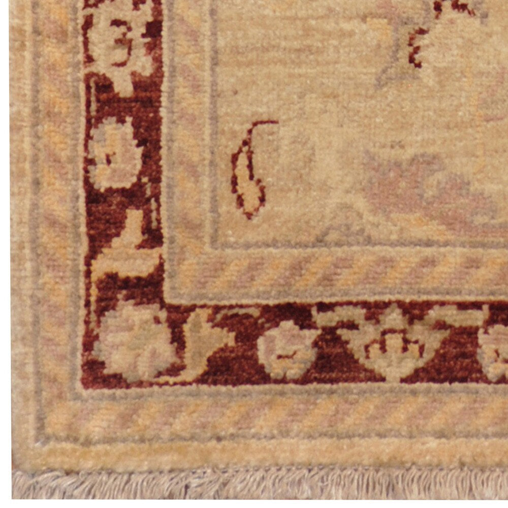 HERAT ORIENTAL Handmade One-of-a-Kind Vegetable Dye Oushak Wool Rug (Afghanistan) - 3' x 4'