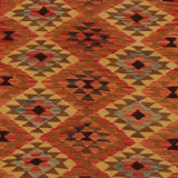 Handmade Herat Oriental Afghan Tribal Wool Kilim (Afghanistan) - 5'5 x 8'1