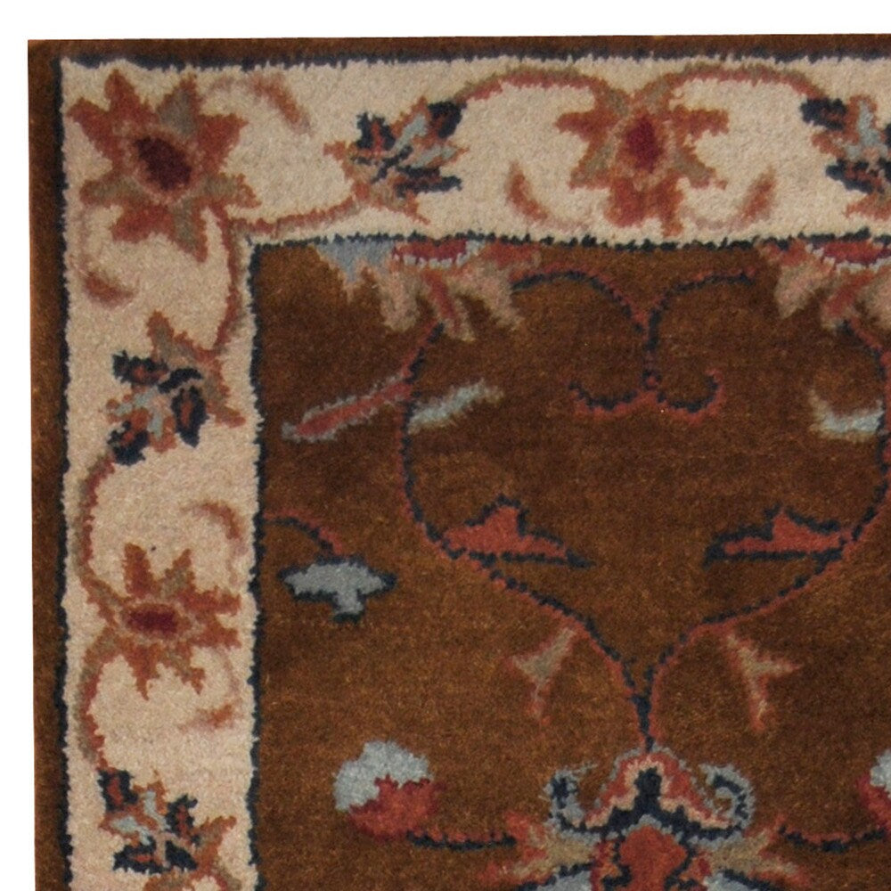 Handmade Herat Oriental Indo Mahal Wool Runner (India)