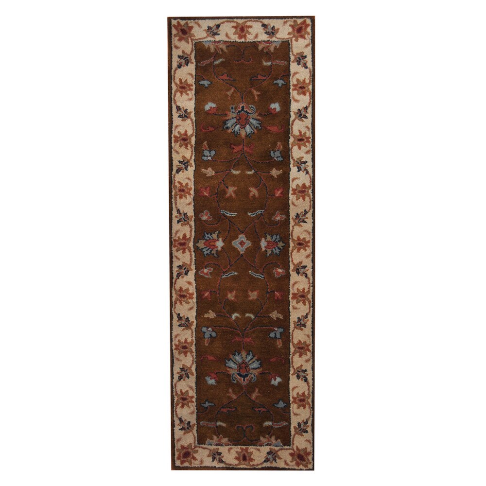 Handmade Herat Oriental Indo Mahal Wool Runner (India)