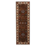 Handmade Herat Oriental Indo Mahal Wool Runner (India)