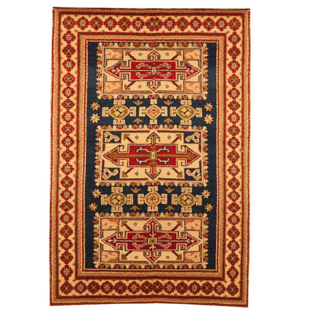 Handmade Herat Oriental Indo Kazak Wool Rug (India) - 3' x 5'