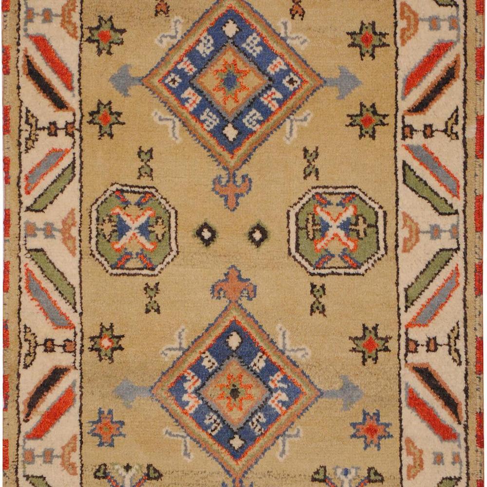 Handmade One-of-a-Kind Kazak Wool Rug (India) - 3' x 5'