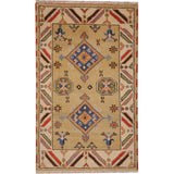 Handmade One-of-a-Kind Kazak Wool Rug (India) - 3' x 5'