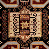 Handmade Herat Oriental Indo Tribal Kazak Wool Rug (India) - 8'1 x 10'