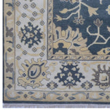 Handmade Herat Oriental Indo Tribal Oushak Wool Rug (India) - 8'1 x 10'
