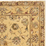 Handmade Herat Oriental Indo Tibetan Wool and Silk Rug (India) - 3'9 x 5'9