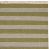 HERAT ORIENTAL 4'5" x 6'6" Handmade Striped Wool Kilim - 4'5 x 6'6