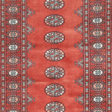HERAT ORIENTAL Pakistani Hand-knotted Bokhara Rust/ Ivory Wool Rug (2'7 x 12') - 2'7 x 12'