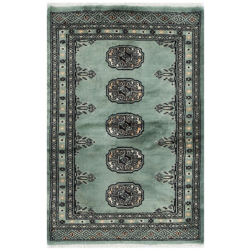 HERAT ORIENTAL Pakistani Hand-knotted Bokhara Wool Rug (2' x 3') - 2' x 3'