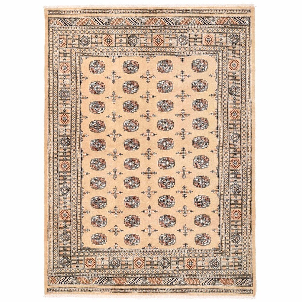 HERAT ORIENTALHandmade One-of-a-Kind Bokhara Wool Rug - 6'2 x 8'6