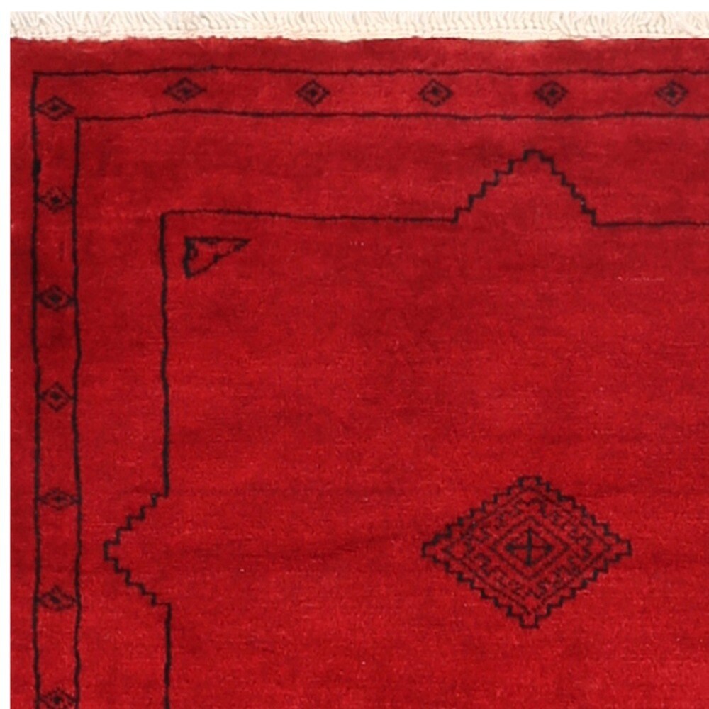 HERAT ORIENTAL Handmade One-of-a-Kind Bokhara Wool Runner - 2'7 x 8'1