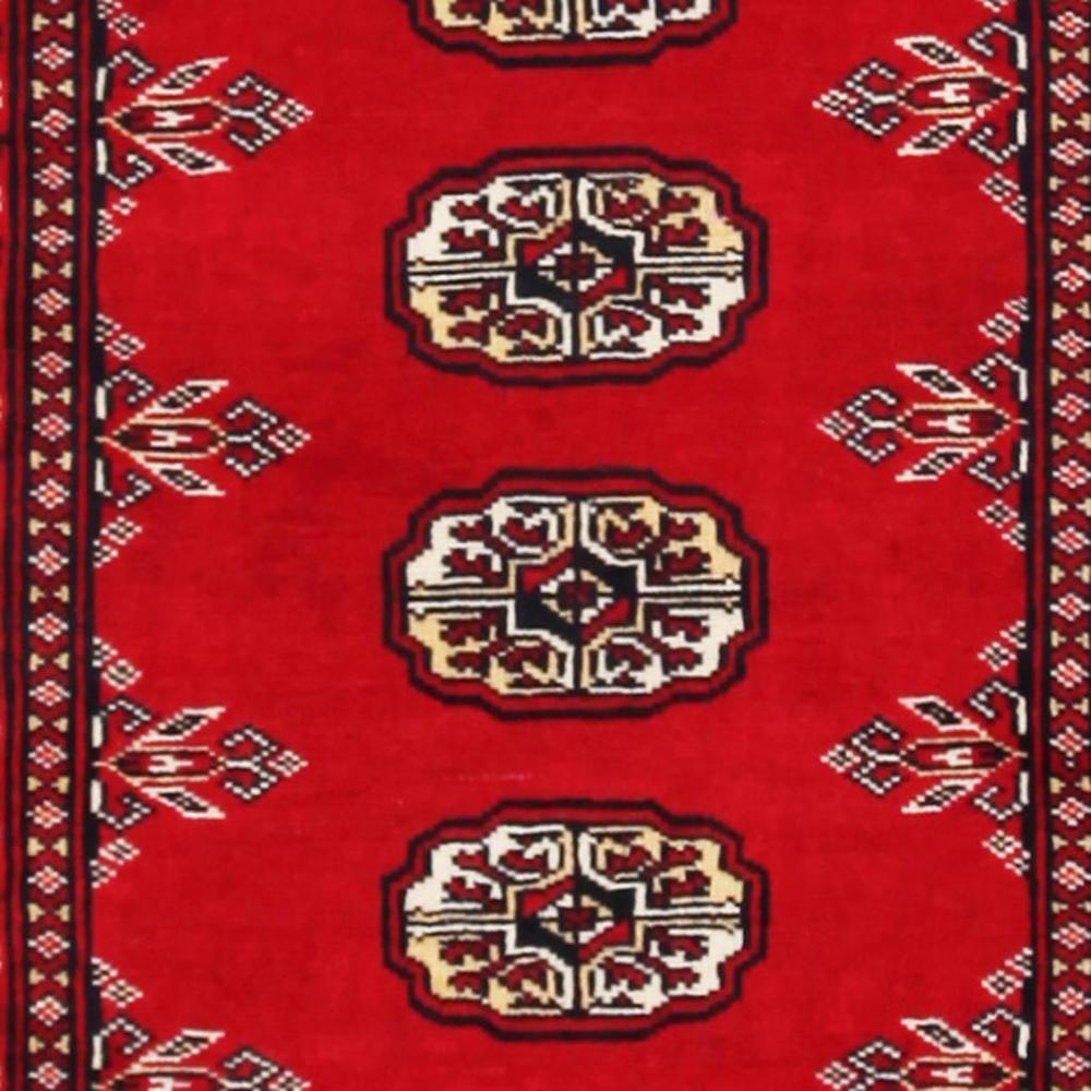 HERAT ORIENTAL Handmade One-of-a-Kind Bokhara Wool Rug - 2' x 3'