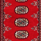 HERAT ORIENTAL Handmade One-of-a-Kind Bokhara Wool Rug - 2' x 3'