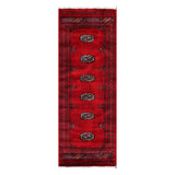 HERAT ORIENTAL Pakistani Hand-knotted Tribal Bokhara Red/ Gray Wool Rug (2'6 x 4') - 2'6 x 4'
