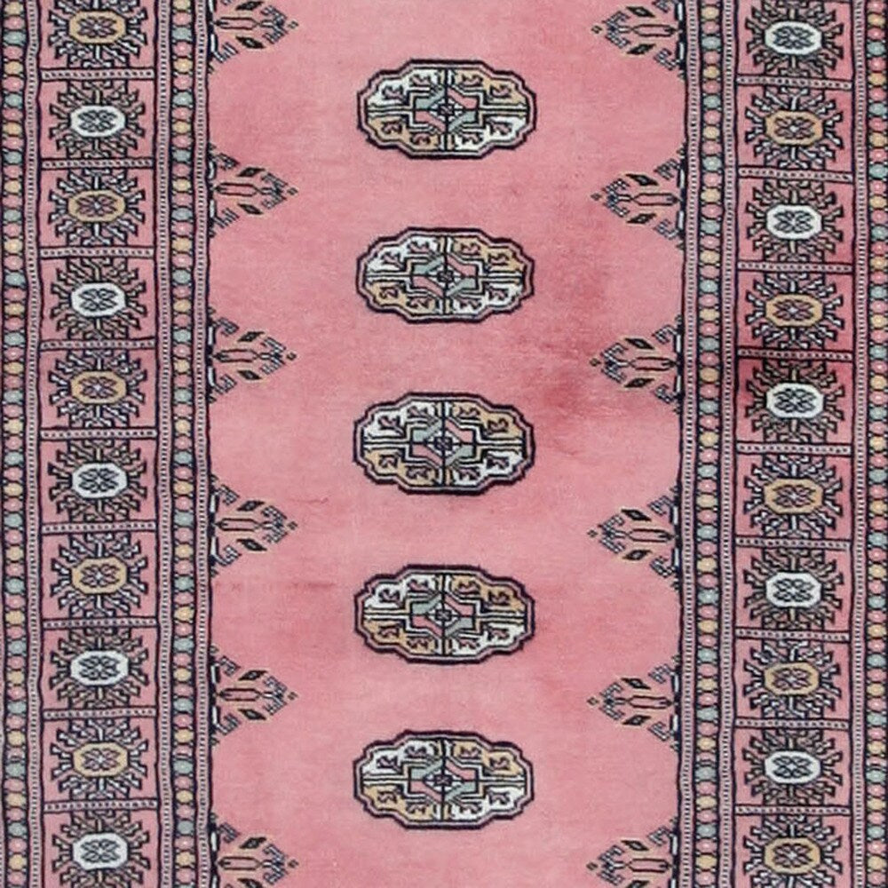 Handmade Herat Oriental Pakistani Tribal Bokhara Wool Runner (Pakistan)