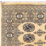 HERAT ORIENTAL Handmade One-of-a-Kind Bokhara Wool Rug - 3'1 x 4'10