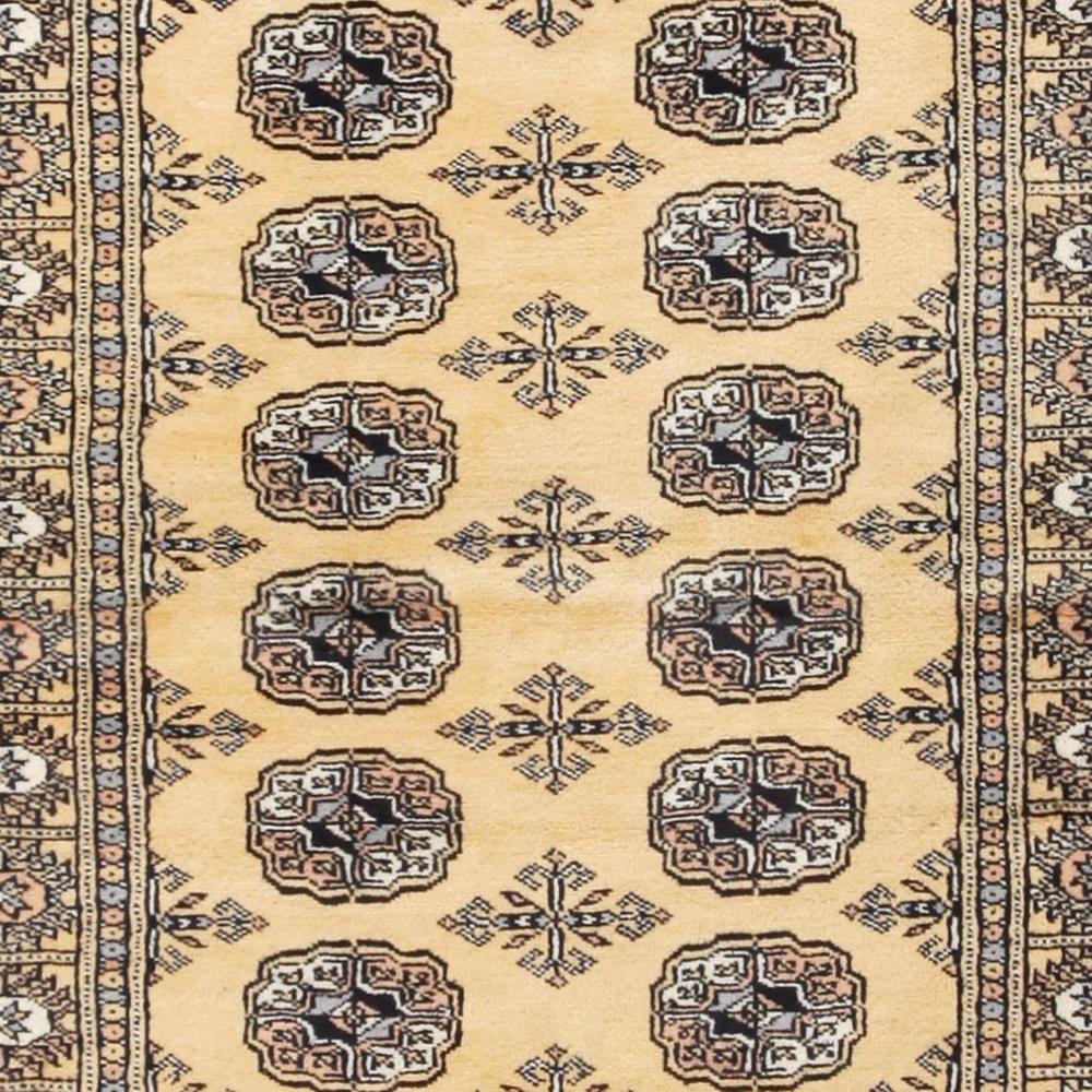HERAT ORIENTAL Handmade One-of-a-Kind Bokhara Wool Rug - 3'1 x 4'10