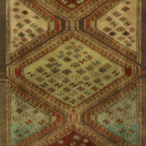Handmade Herat Oriental Persian Ardabil Wool Runner (Iran)