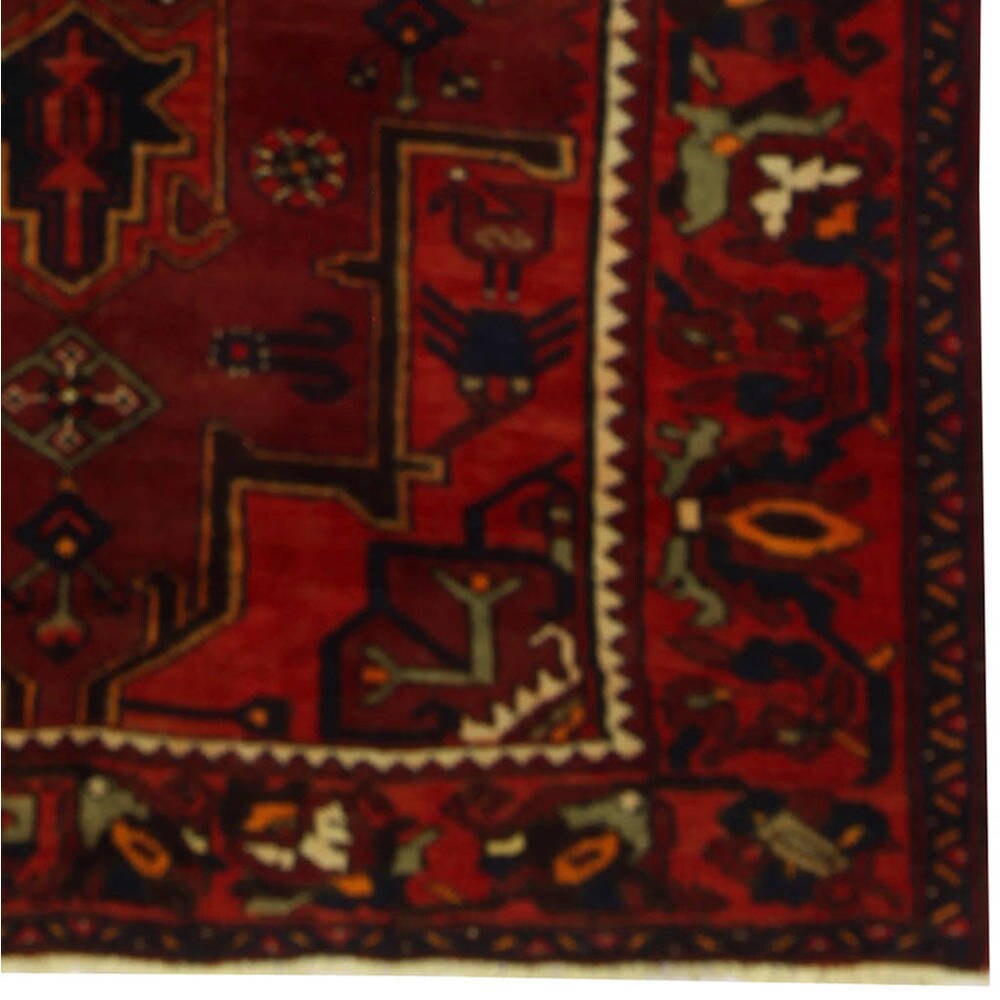 HERAT ORIENTAL Handmade Mahal Wool Rug (Iran) - 4'5 x 7'
