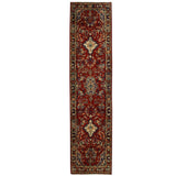 Handmade Herat Oriental Persian Tribal Hamadan Wool Runner (Iran)