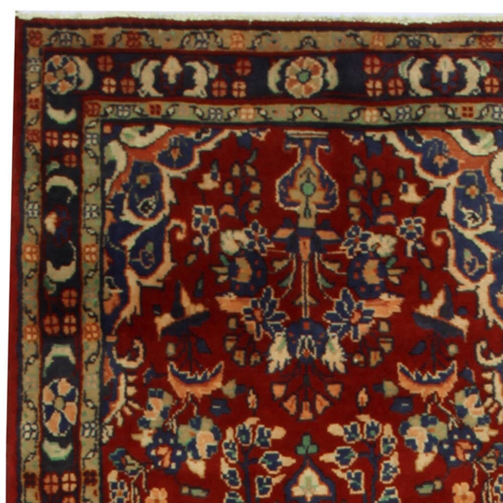 Handmade Herat Oriental Persian Tribal Hamadan Wool Runner (Iran)