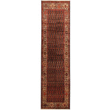 HERAT ORIENTAL Handmade One-of-a-Kind Hamadan Wool Runner (Iran) - 3'6 x 12'10