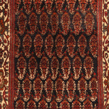 HERAT ORIENTAL Handmade One-of-a-Kind Hamadan Wool Runner (Iran) - 3'6 x 12'10