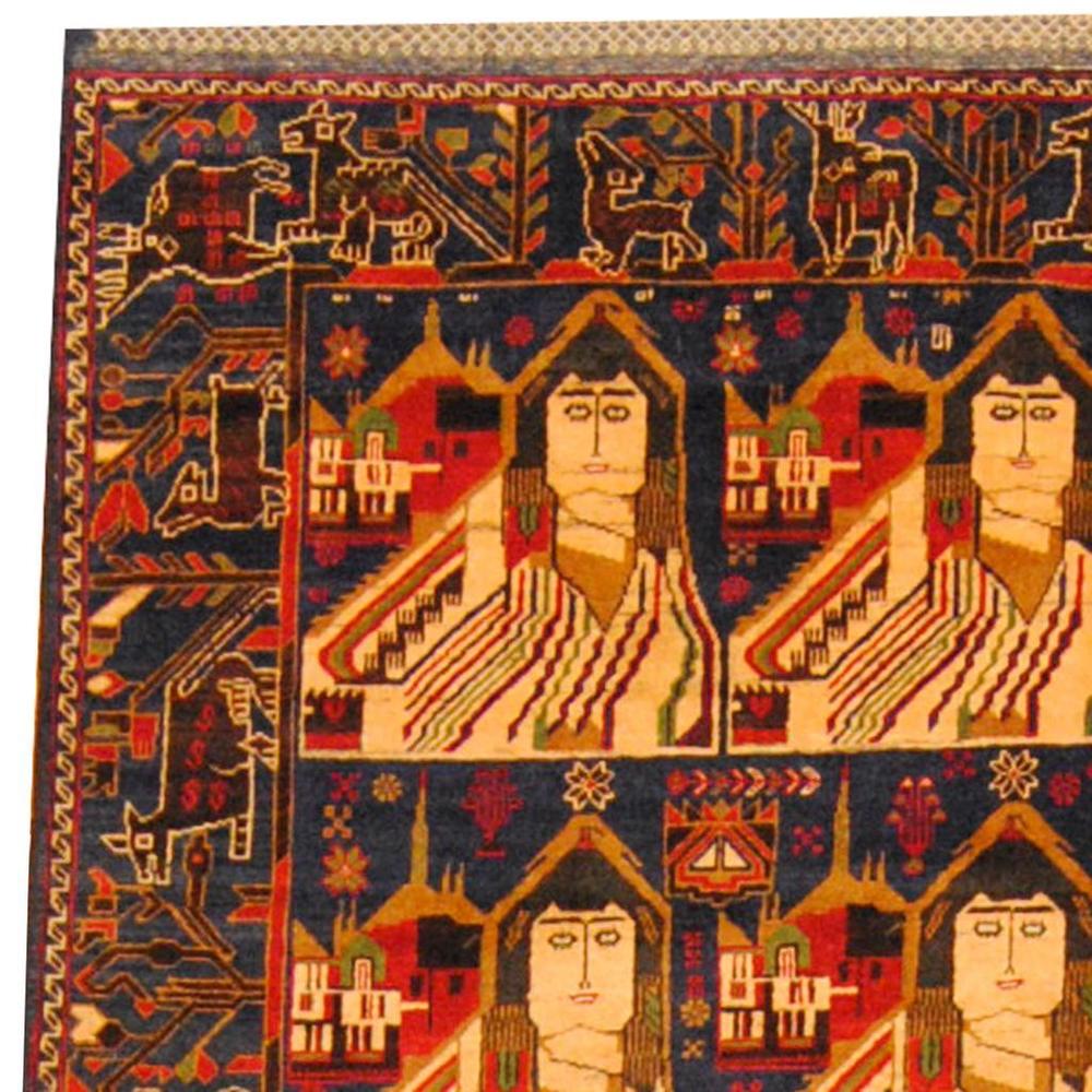 Handmade One-of-a-Kind Balouchi Wool Rug (Afghanistan) - 7' x 12'11