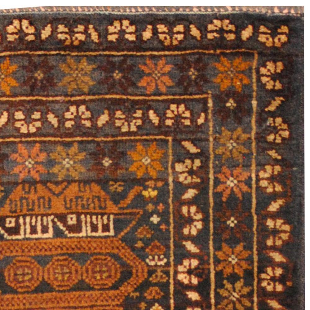Handmade One-of-a-Kind Wool War Rug (Afghanistan) - 2'9 x 4'5