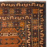 Handmade One-of-a-Kind Wool War Rug (Afghanistan) - 2'9 x 4'5