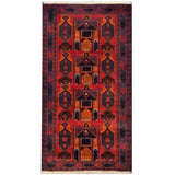 HERAT ORIENTAL Handmade One-of-a-Kind Balouchi Wool Rug - 3'6 x 6'7